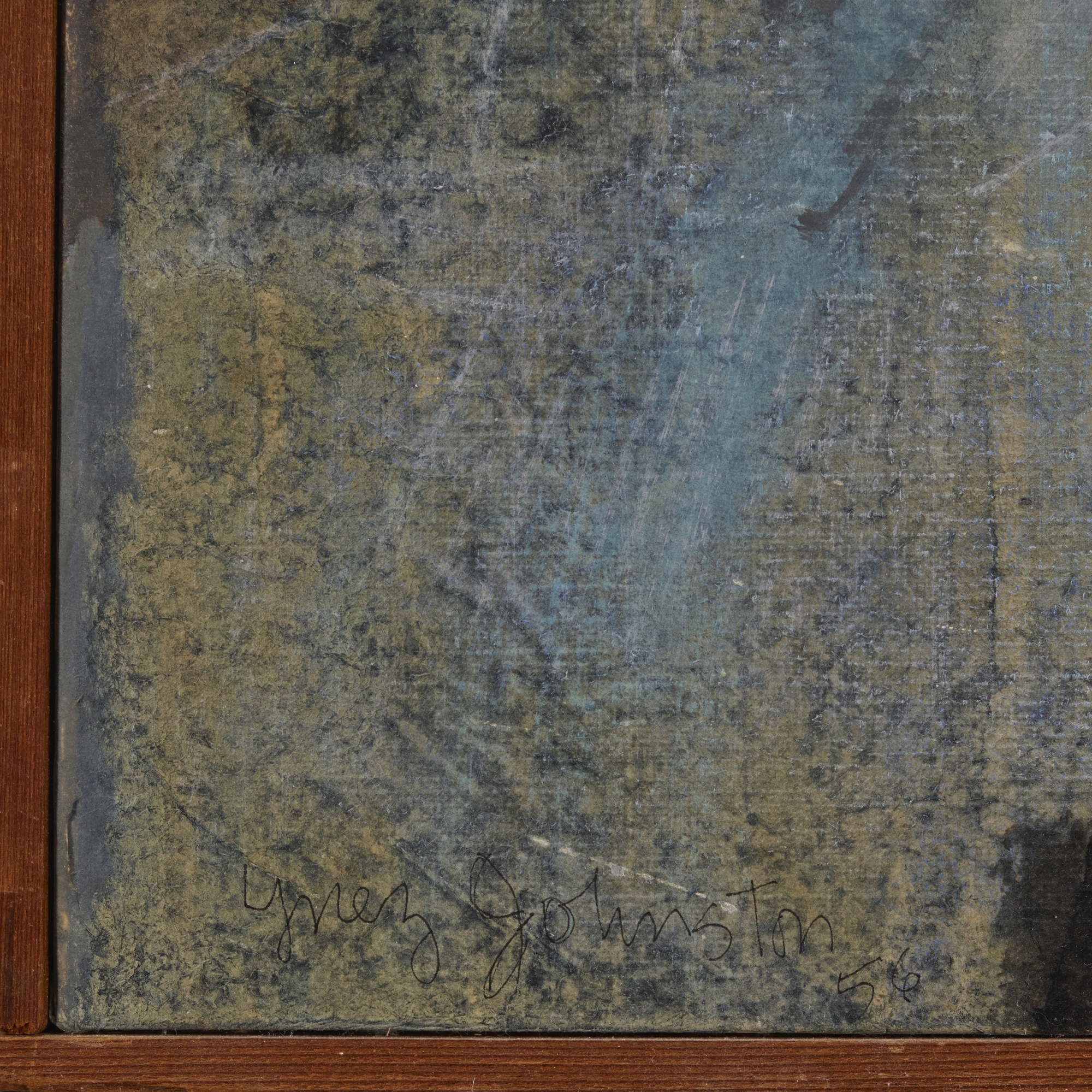 Artwork by Ynez Johnston, Untitled, Made of oil on rice paper over canvas