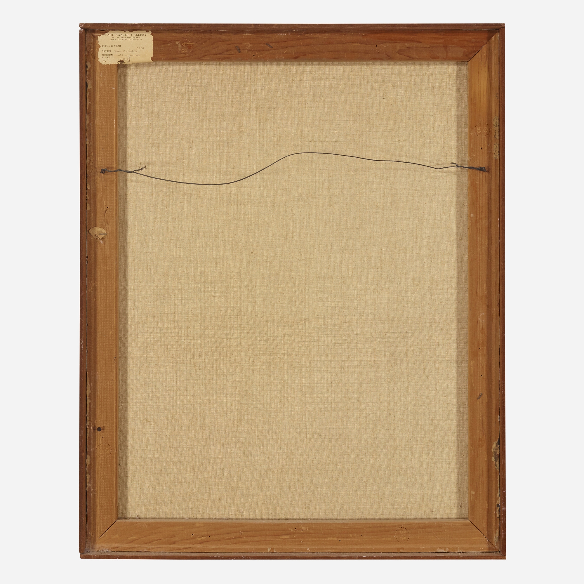 Artwork by Ynez Johnston, Untitled, Made of oil on rice paper over canvas