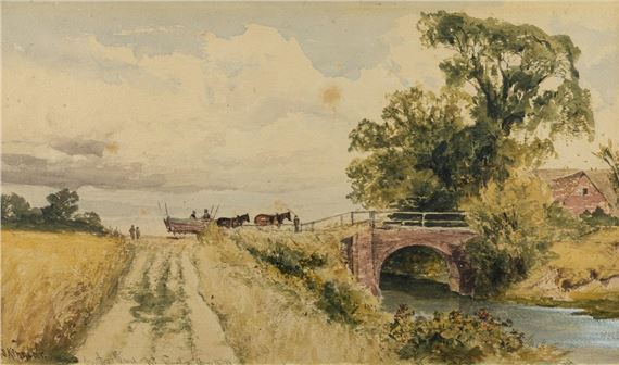 horses and wagon by James Scott Kinnear, '78