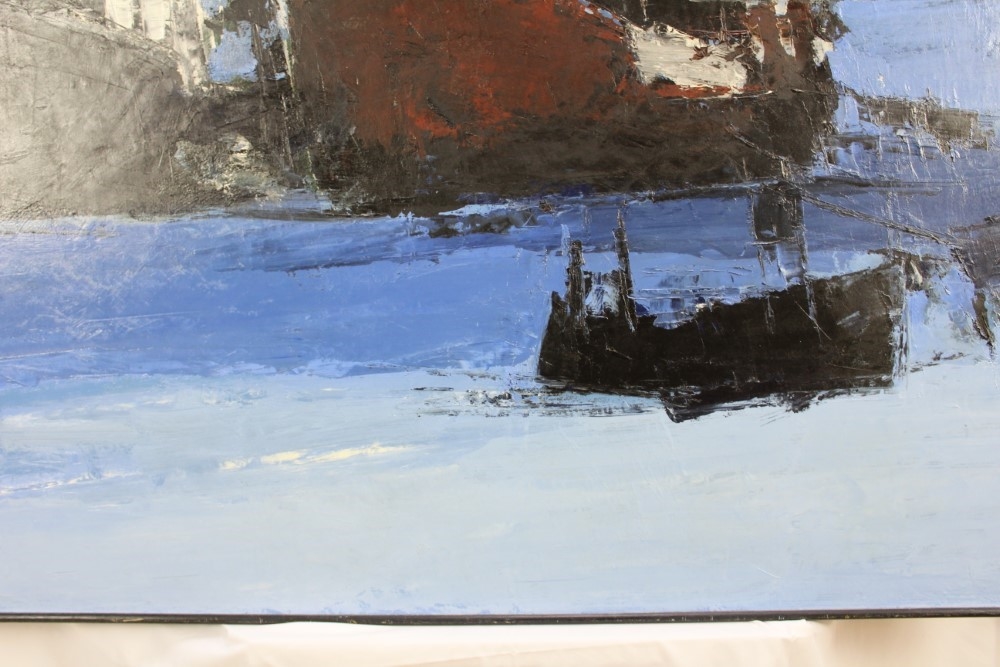 Artwork by Jacques Dauffin, Devant Groix, Made of oil on canvas