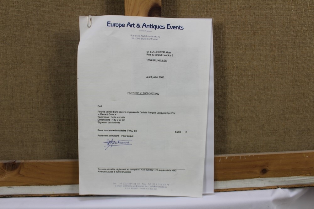 Artwork by Jacques Dauffin, Devant Groix, Made of oil on canvas