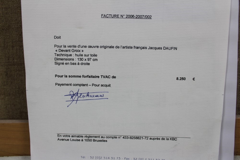 Artwork by Jacques Dauffin, Devant Groix, Made of oil on canvas