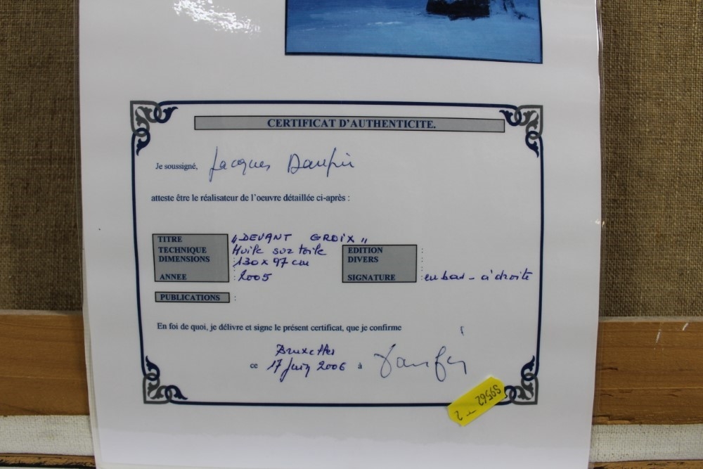 Artwork by Jacques Dauffin, Devant Groix, Made of oil on canvas