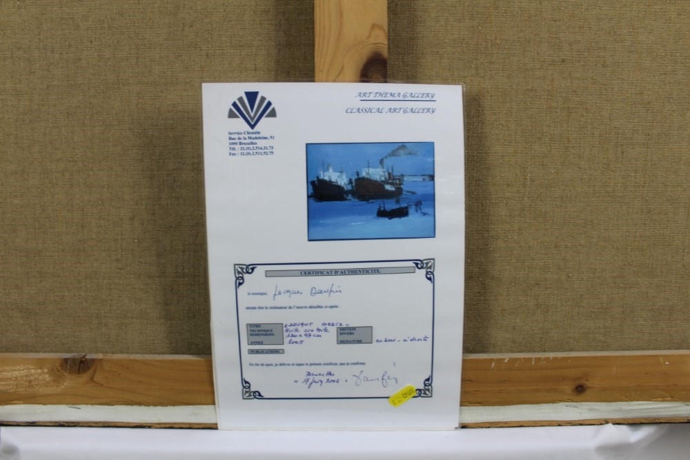 Artwork by Jacques Dauffin, Devant Groix, Made of oil on canvas