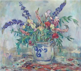 Wildblumen in Vase - Karl Bruchhäuser