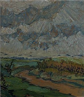 Landschaft - Waldemar Flaig