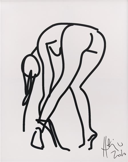 Nude from Behind by Horaţiu Mălăele, 2020
