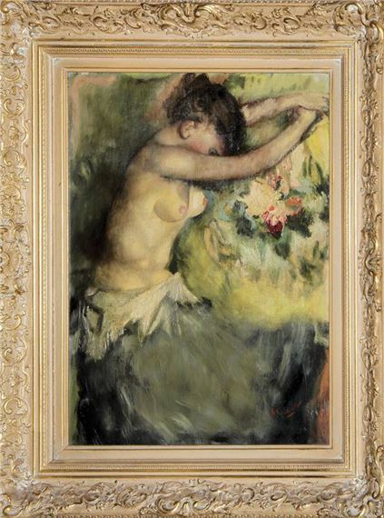 Weiblicher Halbakt - Heinz Meyer