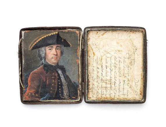 Italian School, 18th Century | Portrait of a young man in a red velvet ...