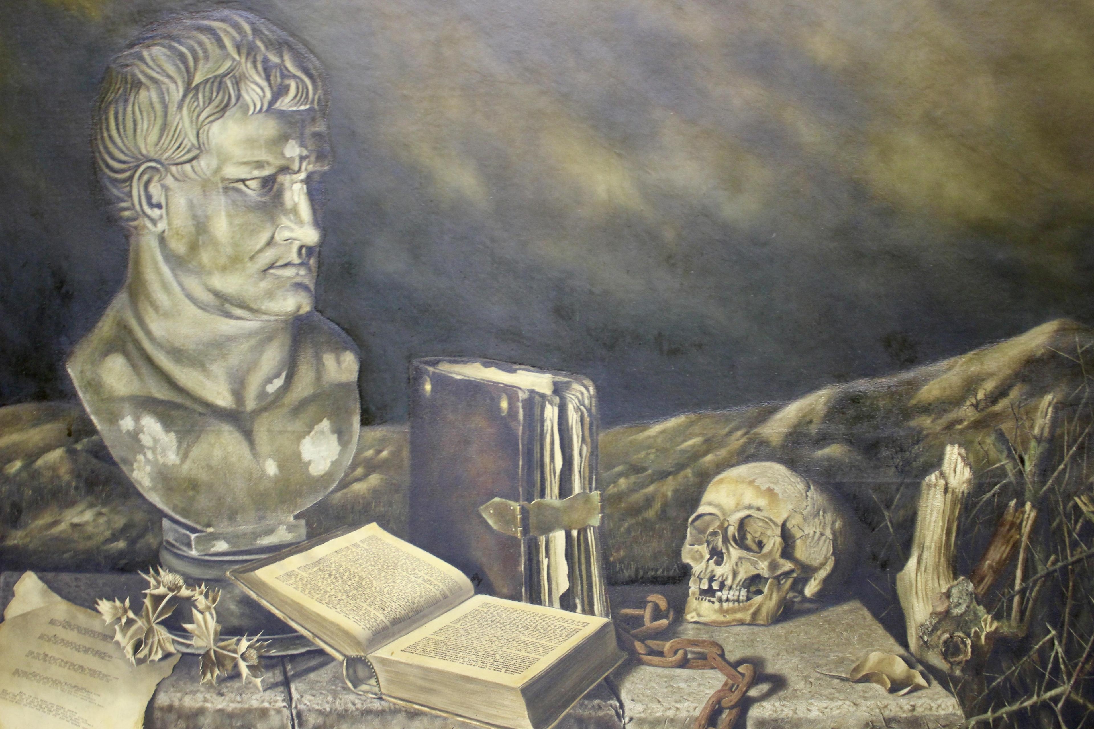Artwork by Piet Rijken, Memento mori, Made of oil on canvas