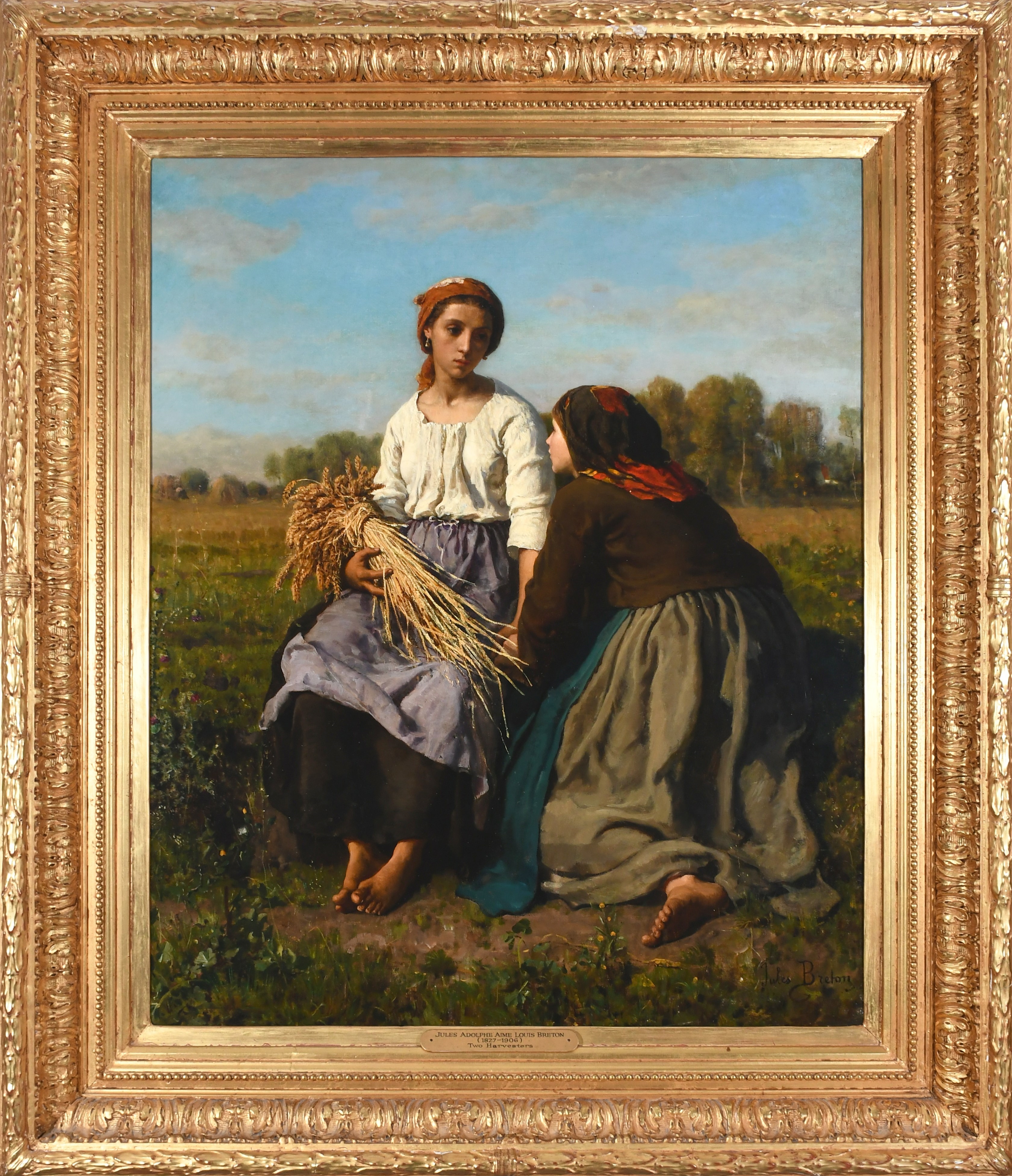 Jules Breton, Two harvesters