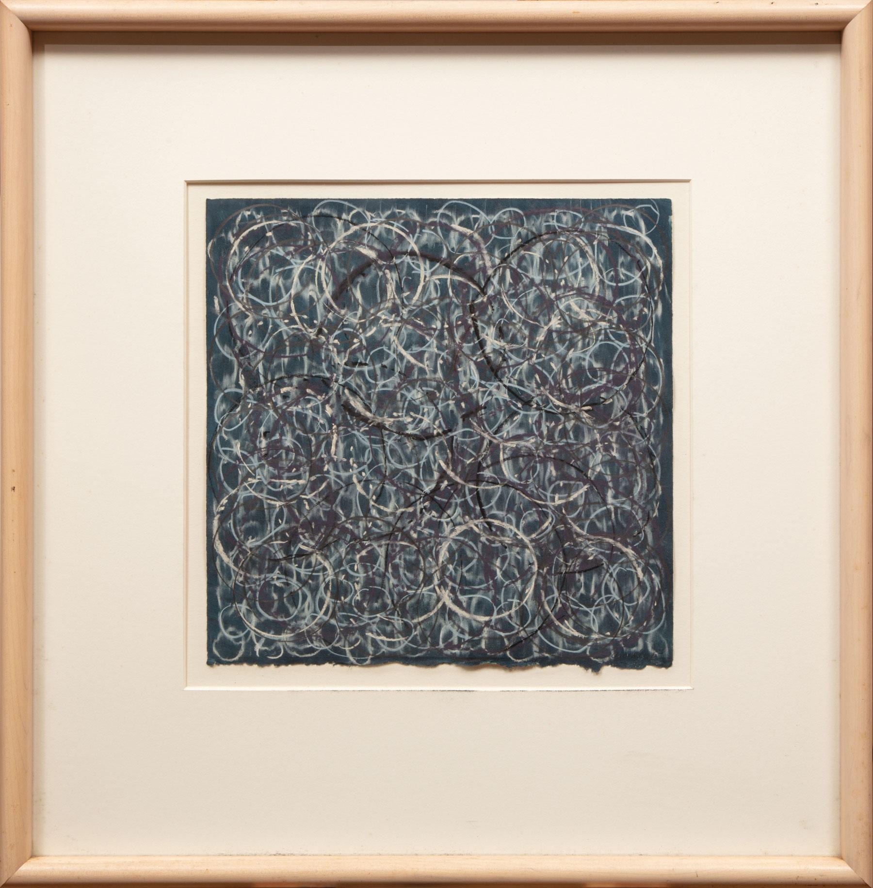 Artwork by Wayne Amedee, Home Dreams, Midnite I, Made of oil and pastel on paper