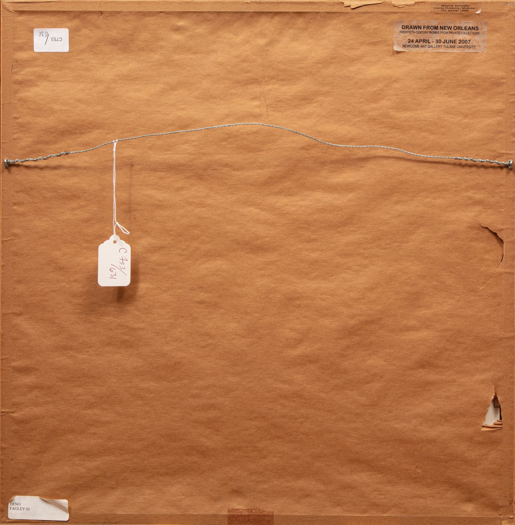 Artwork by Wayne Amedee, Home Dreams, Midnite I, Made of oil and pastel on paper