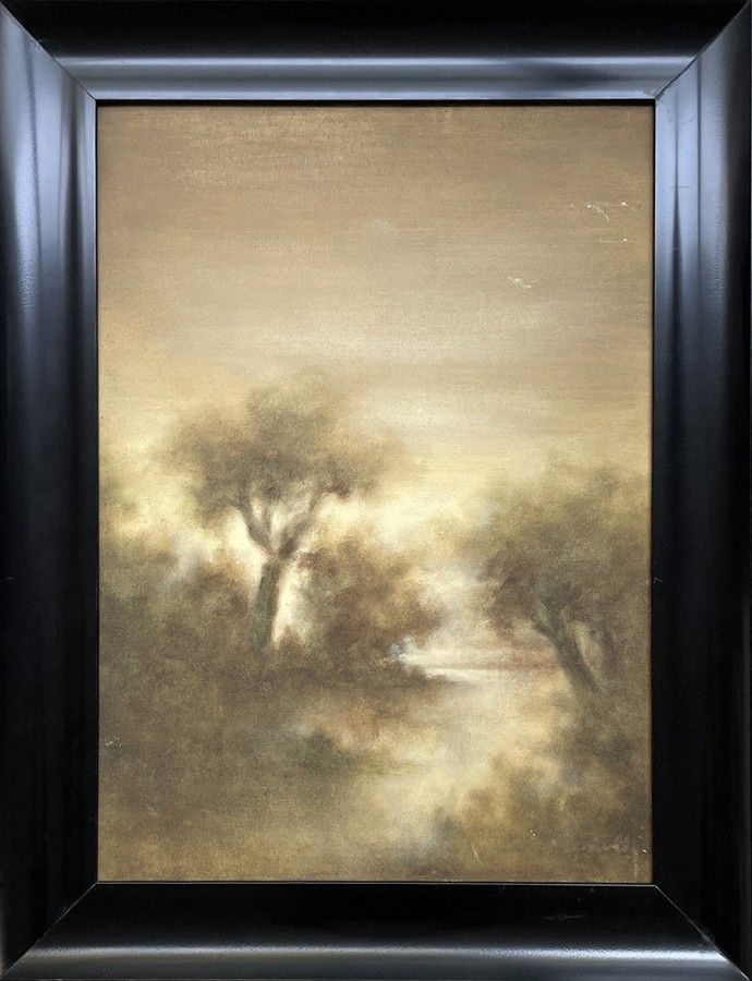 Artwork by Rodolfo Seinwells, Landscape, Made of Oil on masonite