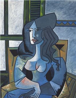 Mujer Sentada - Jesús Fuertes