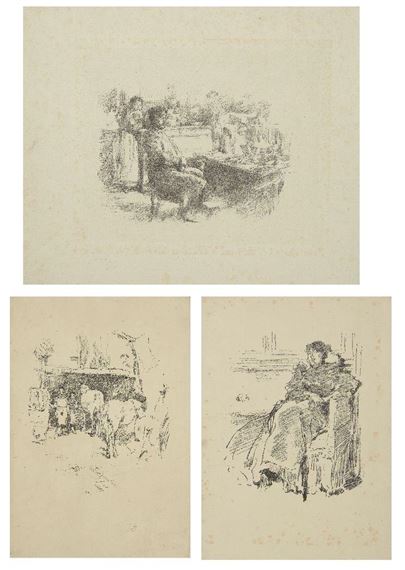 La Robe Rouge by James Abbott McNeill Whistler