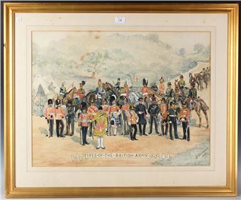 Types of the British Army - John Francis Drummond