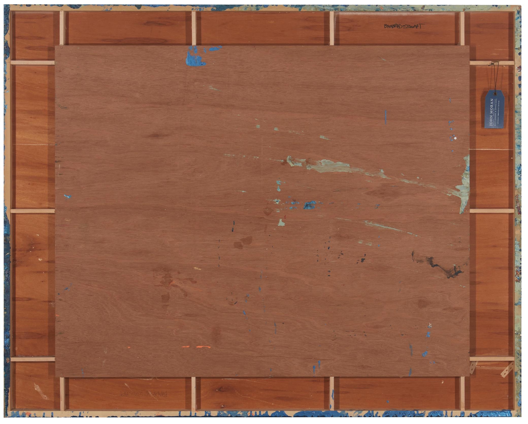 Artwork by Bradford Stewart, "Green Pearls", Made of Acrylic on panel