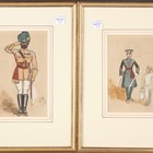 Artwork by John Francis Drummond, 16th Lancers, Made of watercolour with gouache
