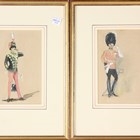 Artwork by John Francis Drummond, 16th Lancers, Made of watercolour with gouache