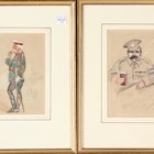 Artwork by John Francis Drummond, 16th Lancers, Made of watercolour with gouache