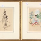 Artwork by John Francis Drummond, 16th Lancers, Made of watercolour with gouache