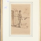 Artwork by John Francis Drummond, 16th Lancers, Made of watercolour with gouache