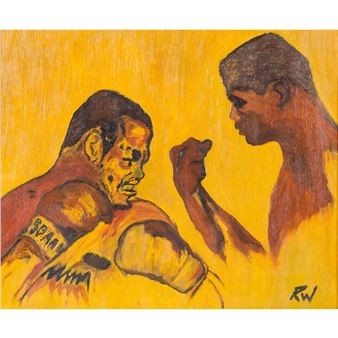 Boxing match Muhammad Ali against Joe Frazier - R. Weller