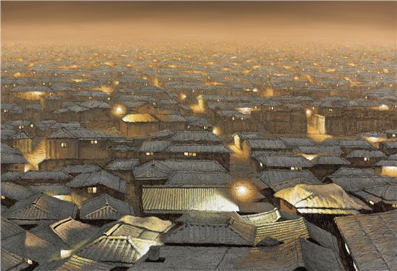 City-Disappearing Landscape 403 by Joung Young-Ju, 2018