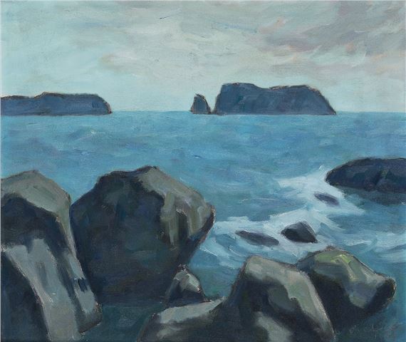Seascape by Oh Chi-Ho, 1969