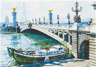 View of the Eiffel Tower; View of Notre Dame; Shakespeare and Company Bookstore - Niko Dhales