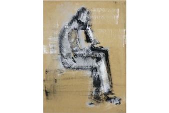 Peinzende man - Christiaan Johannes van Geel