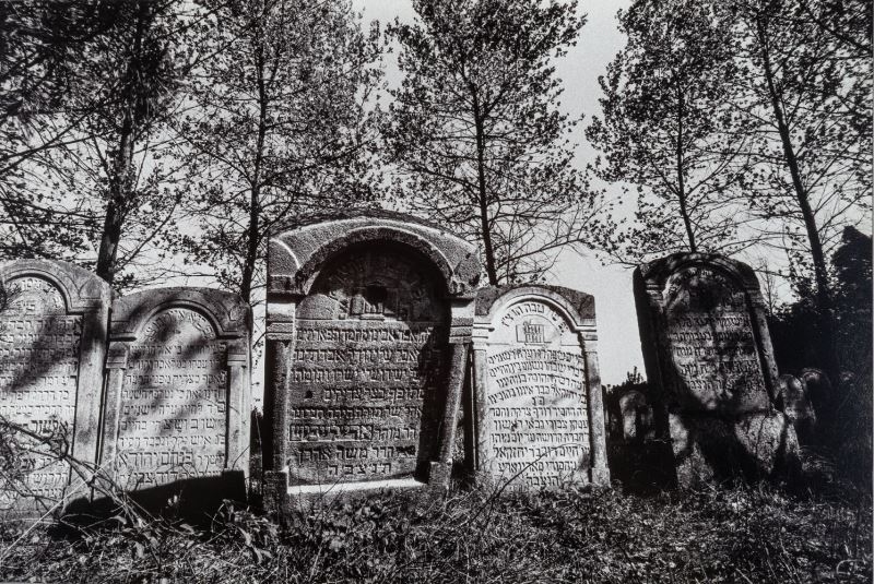Artwork by Jan Magierski, JEWISH CEMETERY IN JÓZEFOWO, Made of Gelatin silver process, PC matrix