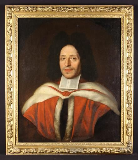 Head & Shoulders Portrait believed to be of Richard Byers, Vice Chancellor of Cambridge University by John Closterman