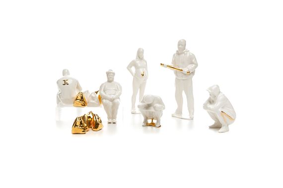 Set of six figures from the series by Natalia Magalska, 2019