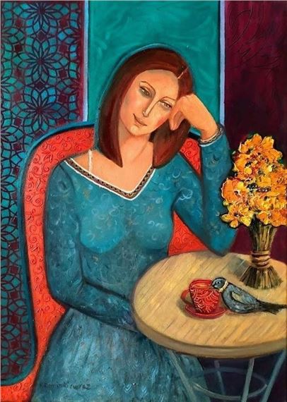 Tea by Krystyna Ruminkiewicz, 2022