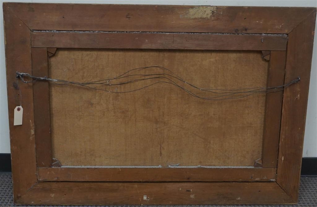 Artwork by J. C. Durand, Snow Capped Mountain Landscape, Made of Oil on Canvas