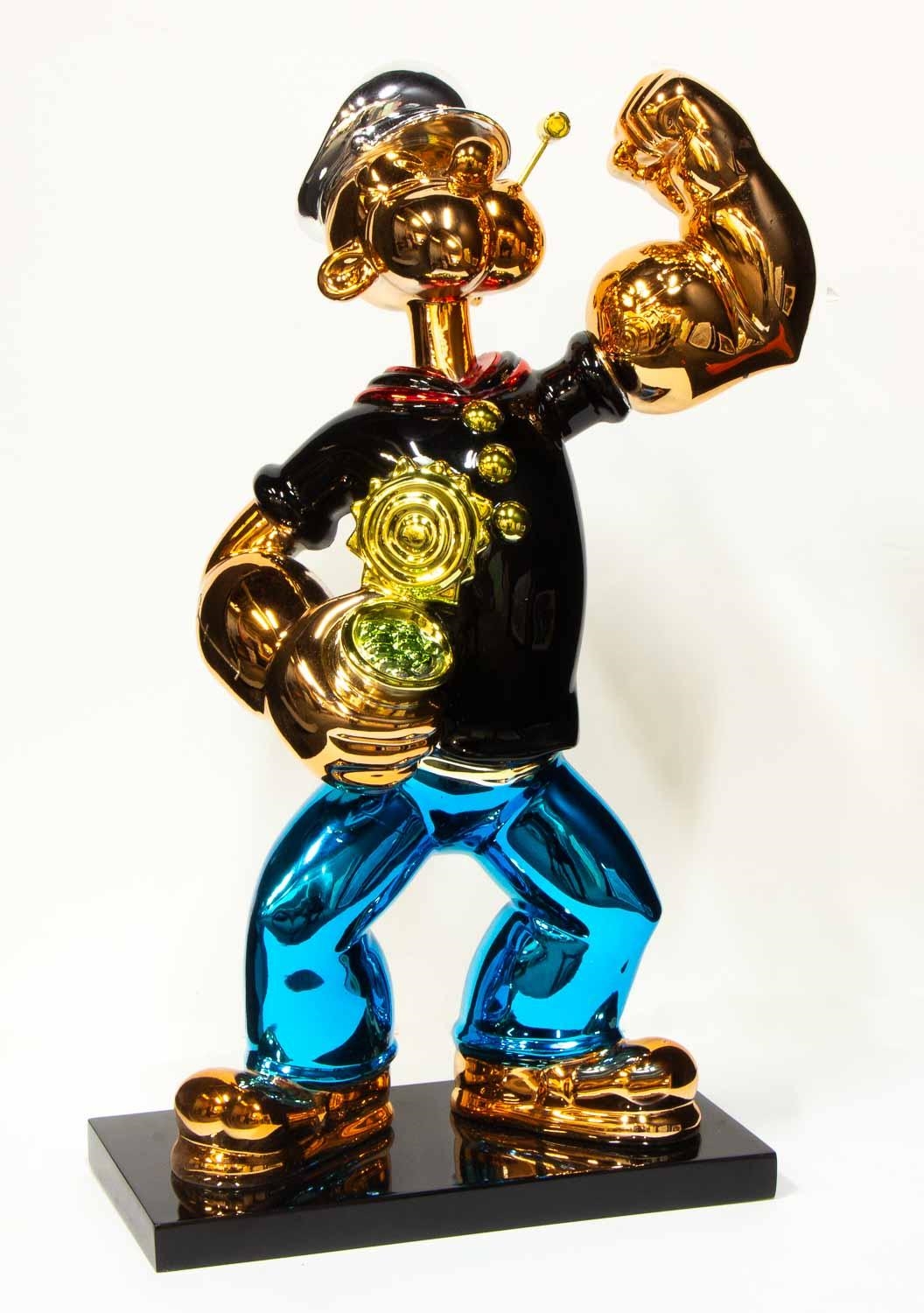 Jeff Koons POPEYE SCULPTURE (Black) MutualArt