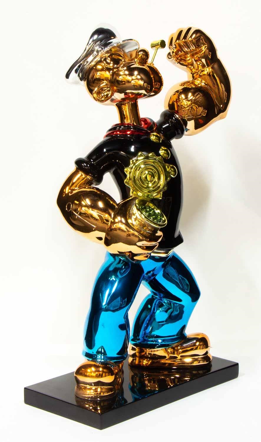 Jeff Koons POPEYE SCULPTURE (Black) MutualArt