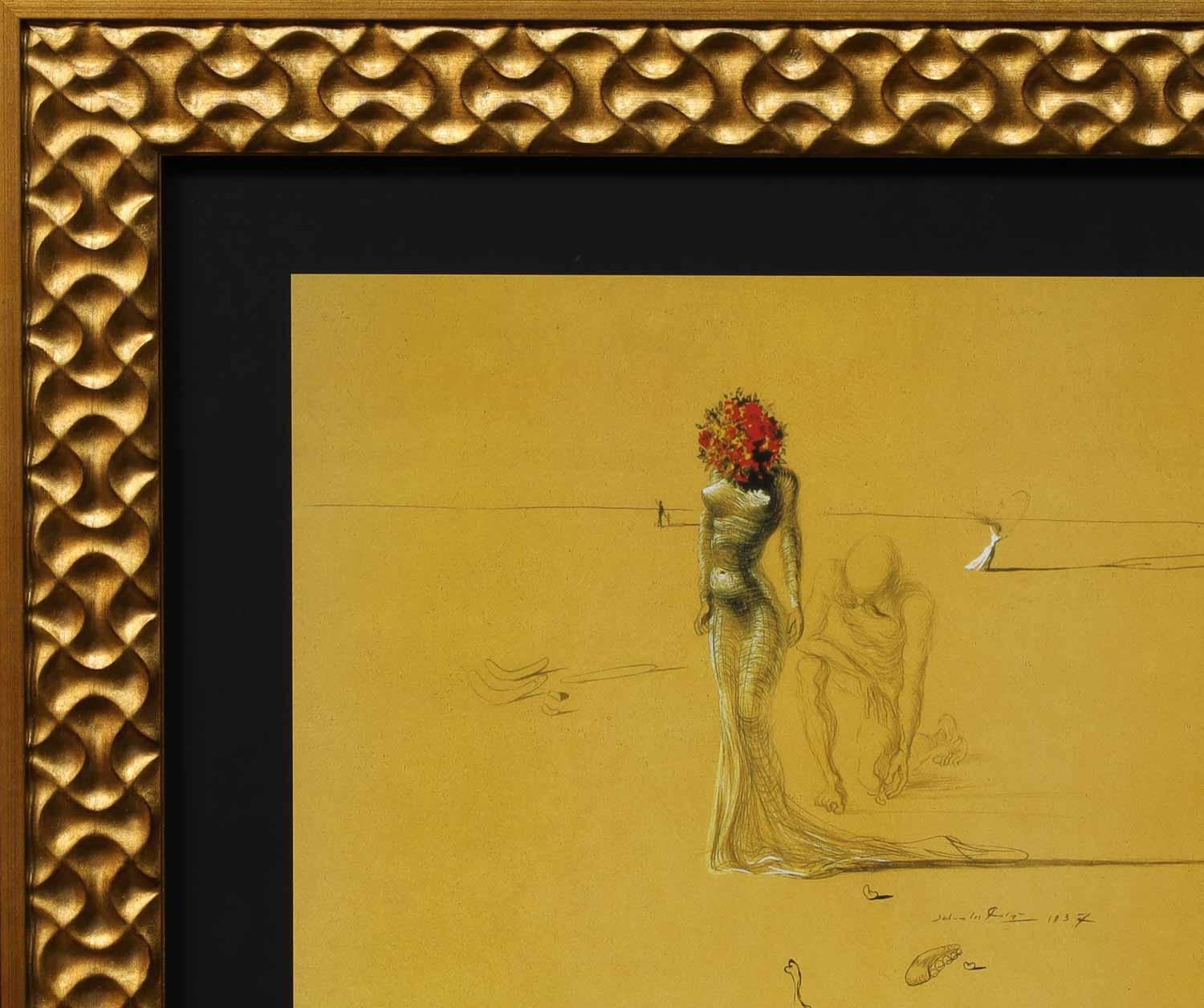 Salvador Dalí Female Figure with Head of Flowers MutualArt