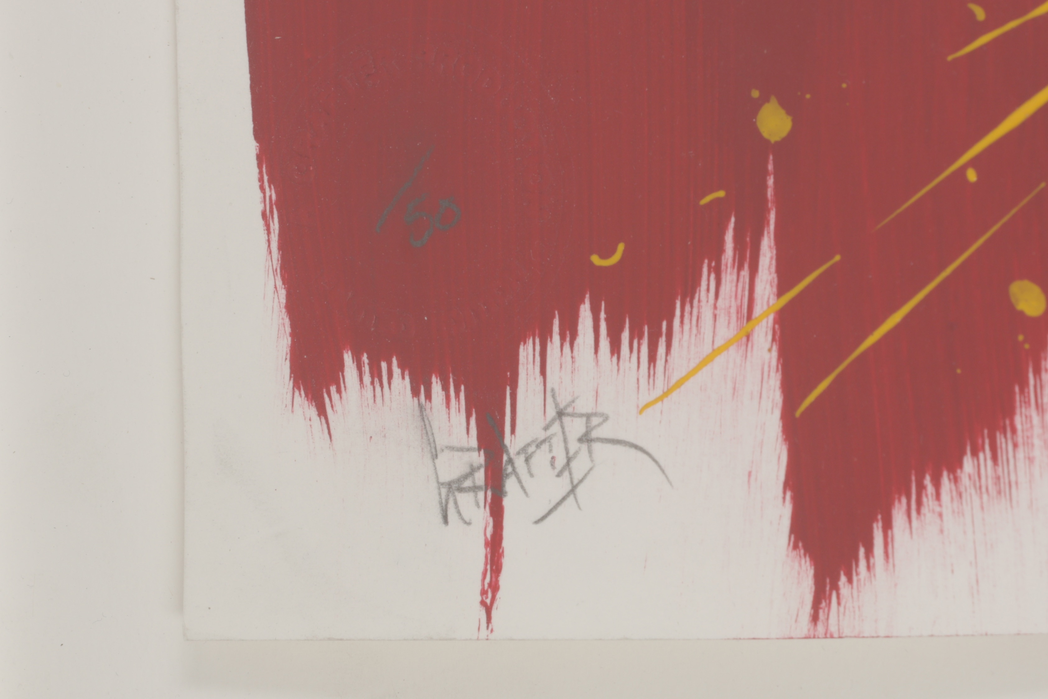 Artwork by Grafter, Splash, Made of acrylic paint on paper