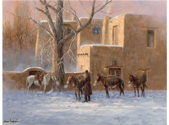 油絵 Wayne Cooper ネイティブアメリカン 西部画 額装 アンティーク Wayne Cooper Market Data: Auction Results & Gallery Prices