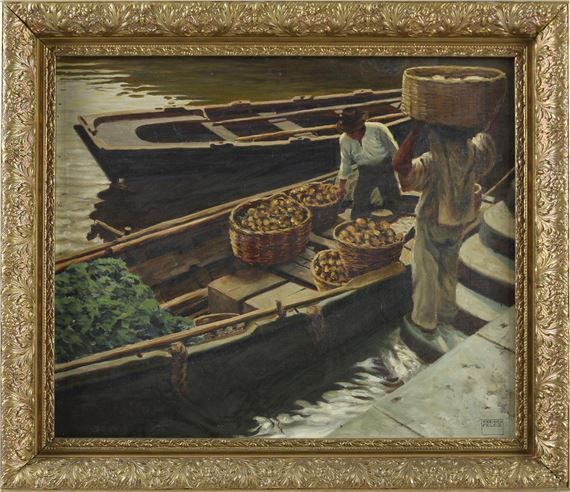 Barca de pescadores by Mariano Felez