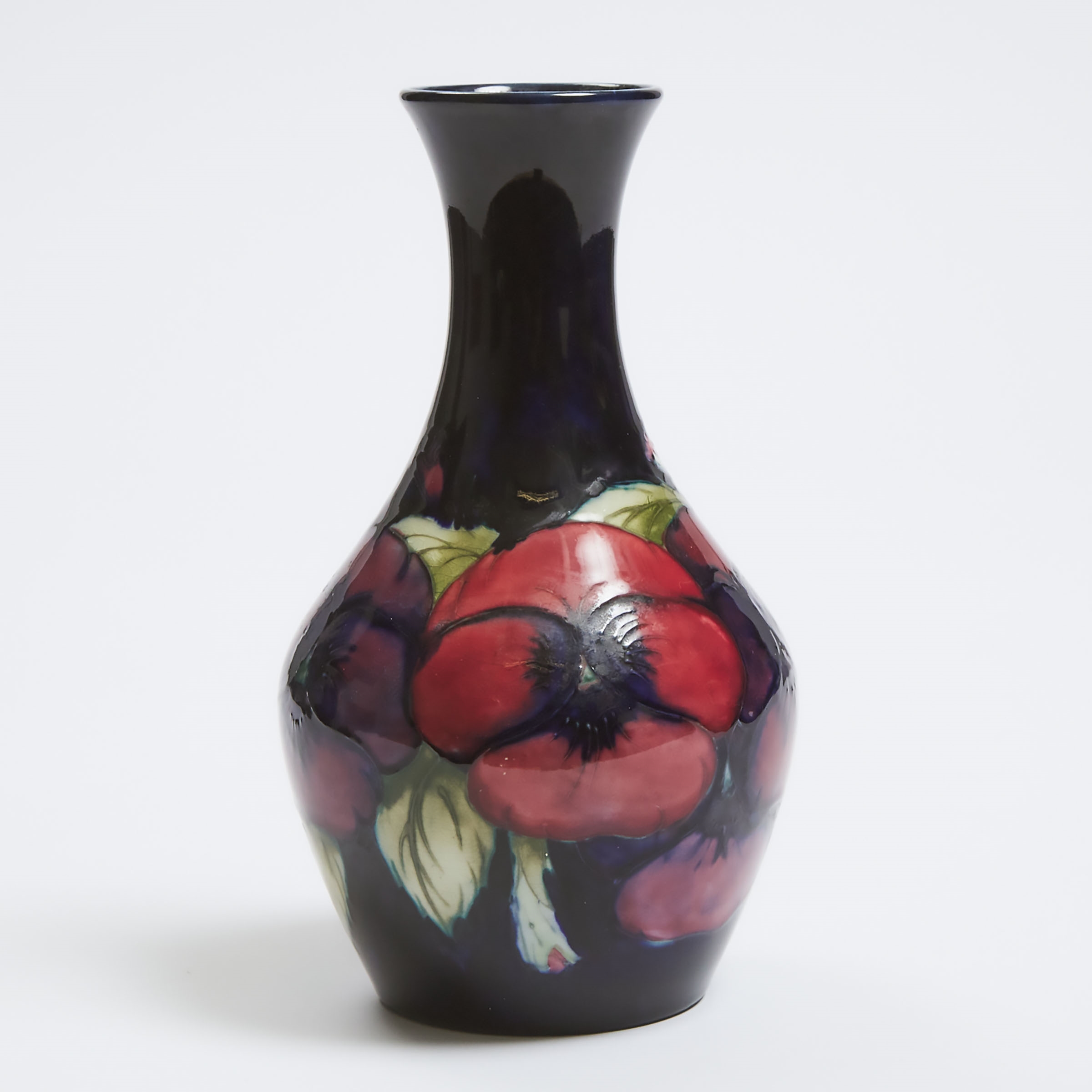 William Moorcroft Moorcroft Pansy Vase MutualArt