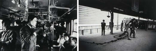 Artwork by Tokuji Murai, Documentary photographs of "Yamanote Line Incident" (portfolio of 16), Made of lambda print