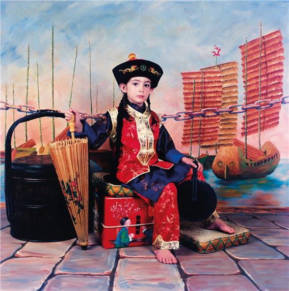 Olympia as Lewis Carroll's Xie Kitchin as a Chinaman (off duty) by Polixeni Papapetrou, 2003