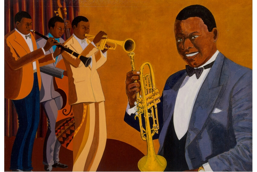 John Thomas Riddle, Jr. | The Bebop Era Salutes Young Louis Armstrong ...