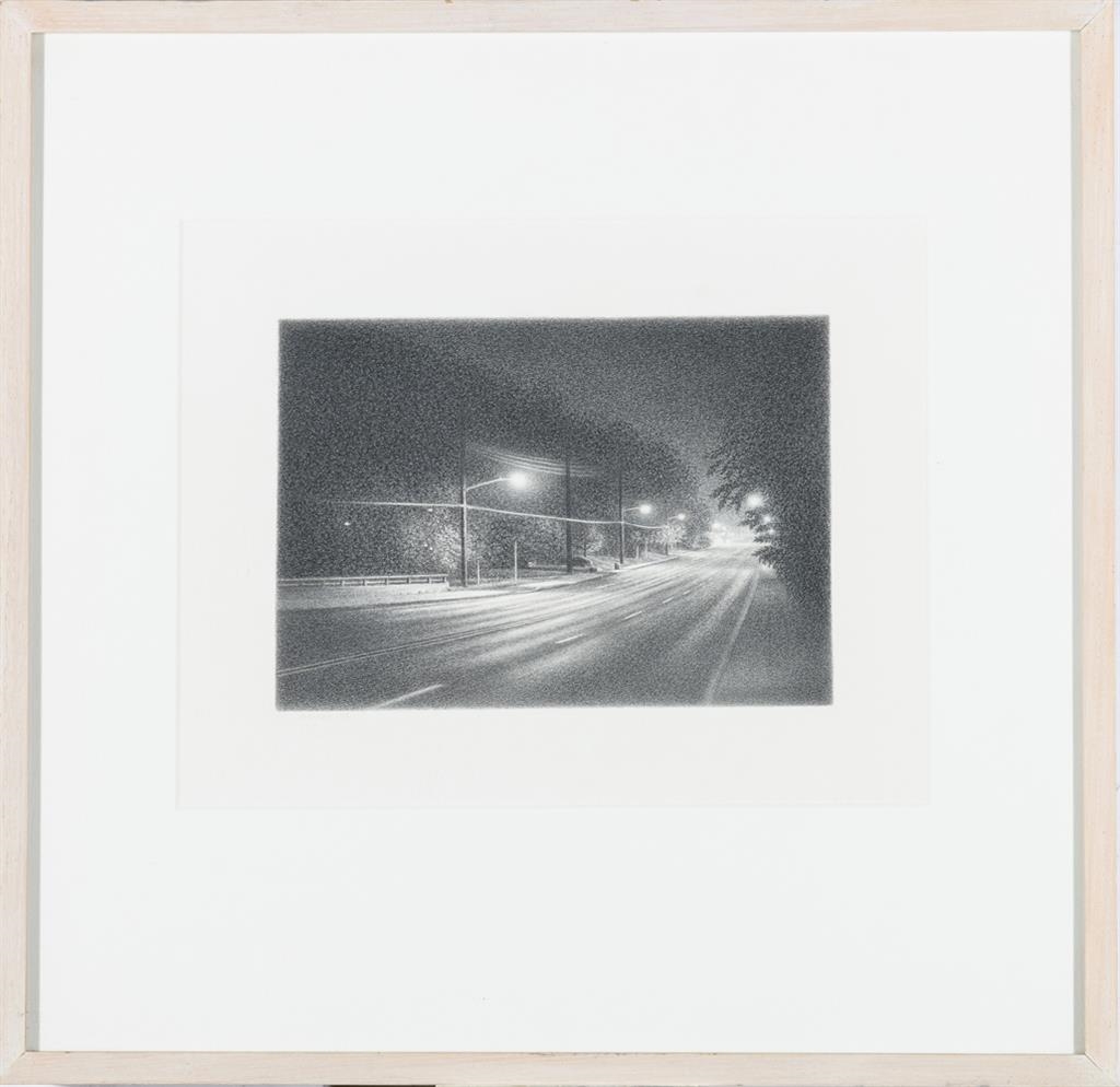 Artwork by Mark Goudy, Midnight, 1992,, Made of pencil drawing