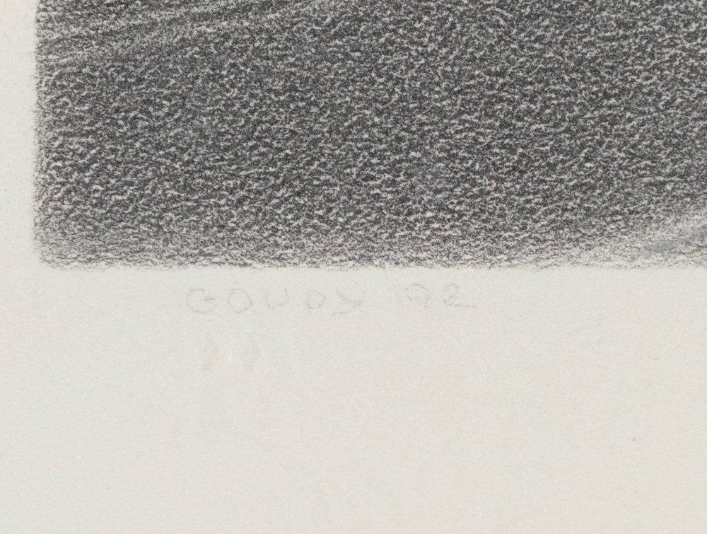 Artwork by Mark Goudy, Midnight, 1992,, Made of pencil drawing