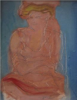 Woman with crossed arms - René Gouast